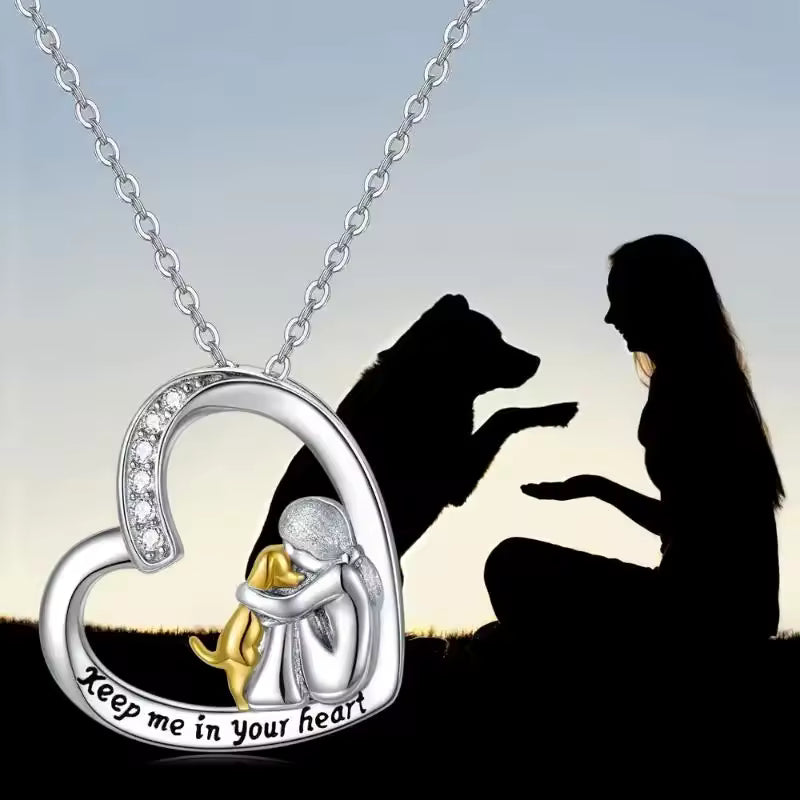 Emily & Sarah | Dog Embrace Necklace